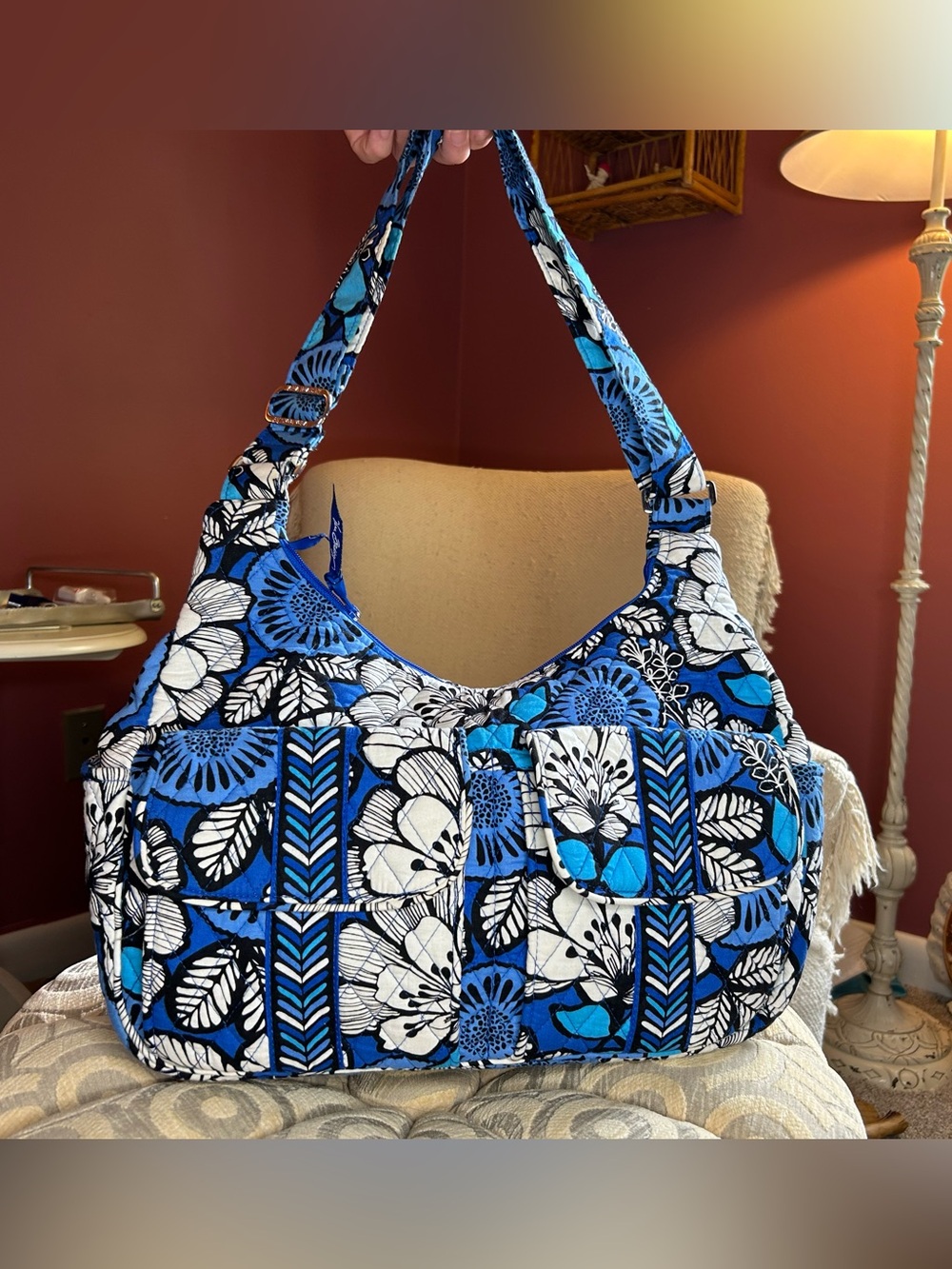 *SOLD* Vera Bradley Blue Bayou cargo sling crossbody